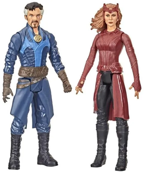 Hasbro Marvel Avengers Titan Hero Series Doctor Strange in the Multiverse of Madness Doctor Strange The Scarlet Witch 2-Pack