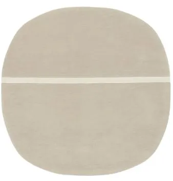 Normann Copenhagen Oona Gulvtæppe 140 x 140 cm Sand